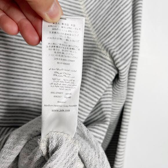 Soft Joie Medium Annora French Terry Sweatshirt Medium Heather Gray Porcelain - Picture 10 of 10